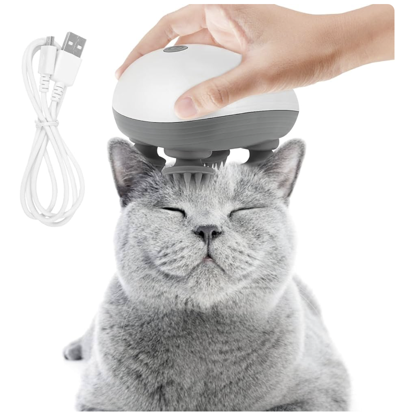 Electric cat massager