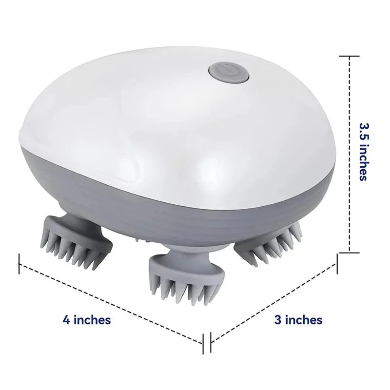 Electric scalp massager for people