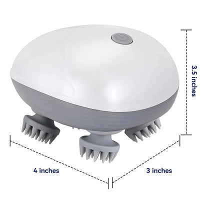 Electric scalp massager for people